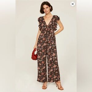 Madewell Floral Wide Leg Jumpsuit